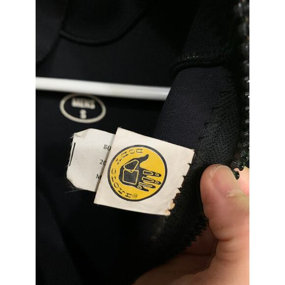 Body Glove Wetsuit Mens Size Small Black Green Short Sleeve Back Zip - Picture 4 of 8